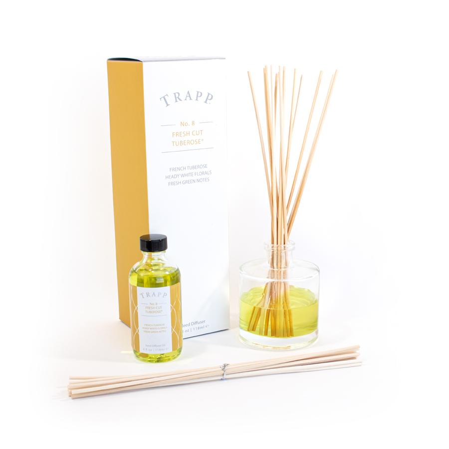 Trapp No. 8 Fresh Cut Tuberose - 4 oz Diffuser Kit