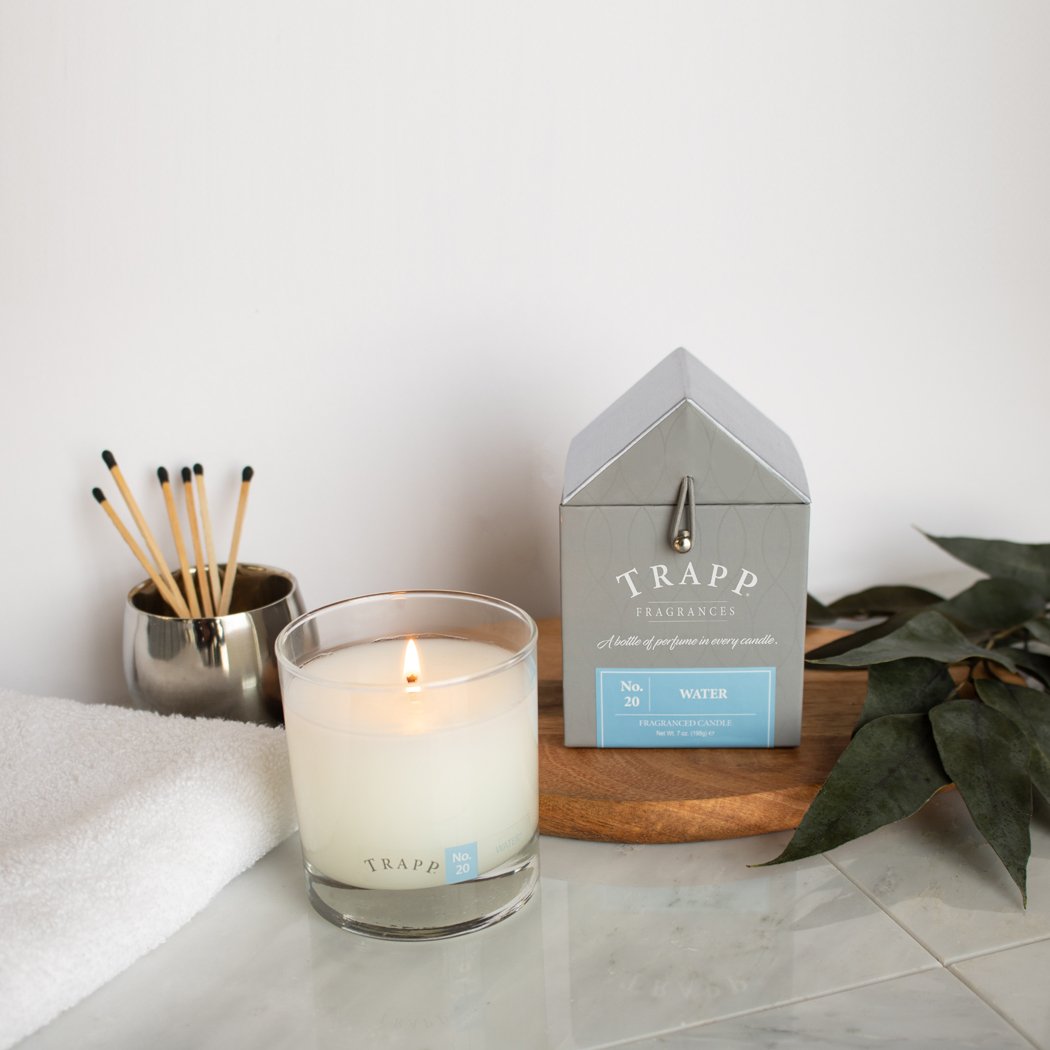 Trapp 7 oz. Large Poured Candle - No. 20 Water