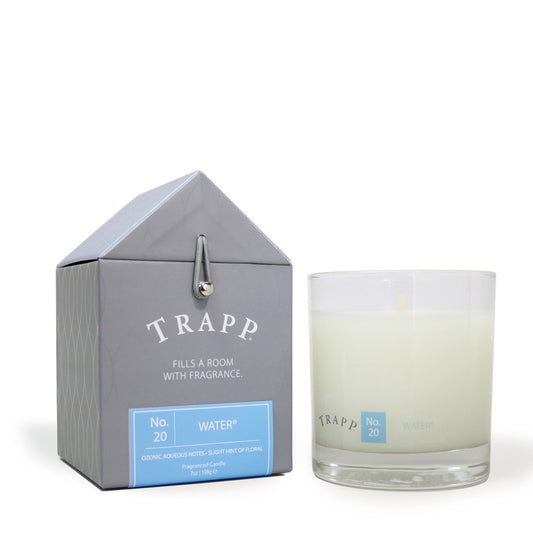 Trapp 7 oz. Large Poured Candle - No. 20 Water