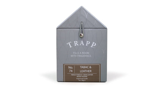 Trapp 7oz. Large Poured Candle - No. 74 Tabac & Leather